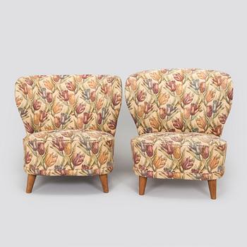Fåtöljer, ett par, 1900-talets mitt.