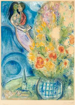 238. Marc Chagall, (After), "Les Coquelicots" (The poppies).