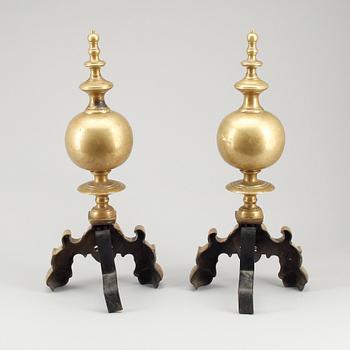 ELDHUNDAR, ett par, barockstil, 1900-tal.