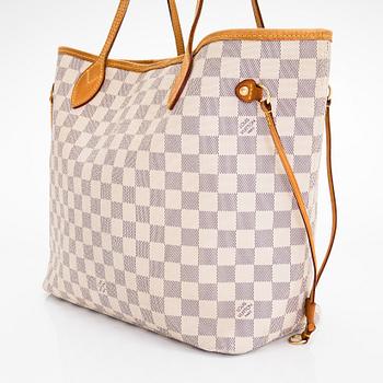 Louis Vuitton, A Damier azur "Neverfull MM" bag, 2012.