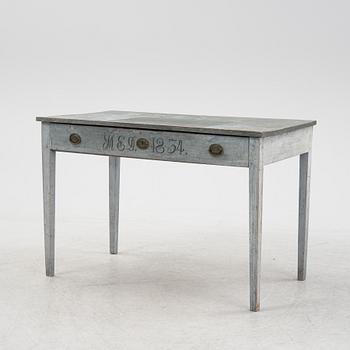 Skrivbord, daterat 1834.