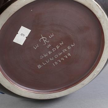 SKÅL, stengods. Bertil Lundgren, Rörstrand, 1900-talets mitt.