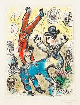406. Marc Chagall, "L'acrobat rouge".