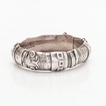 Silver bangle, Tillander, Helsinki 1960.
