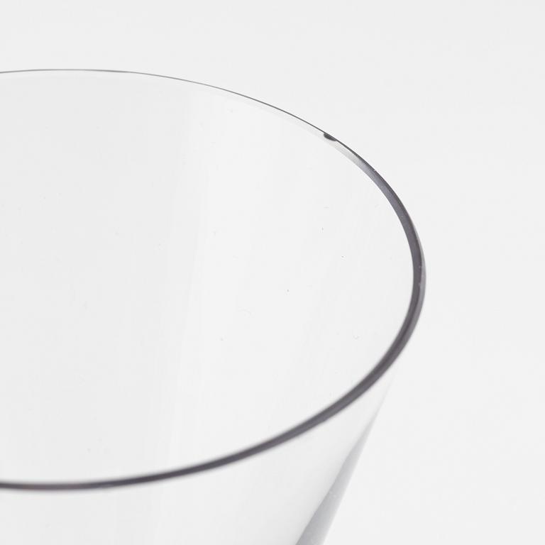 Spetsglas på hög fot, 8 st, 1900-tal.