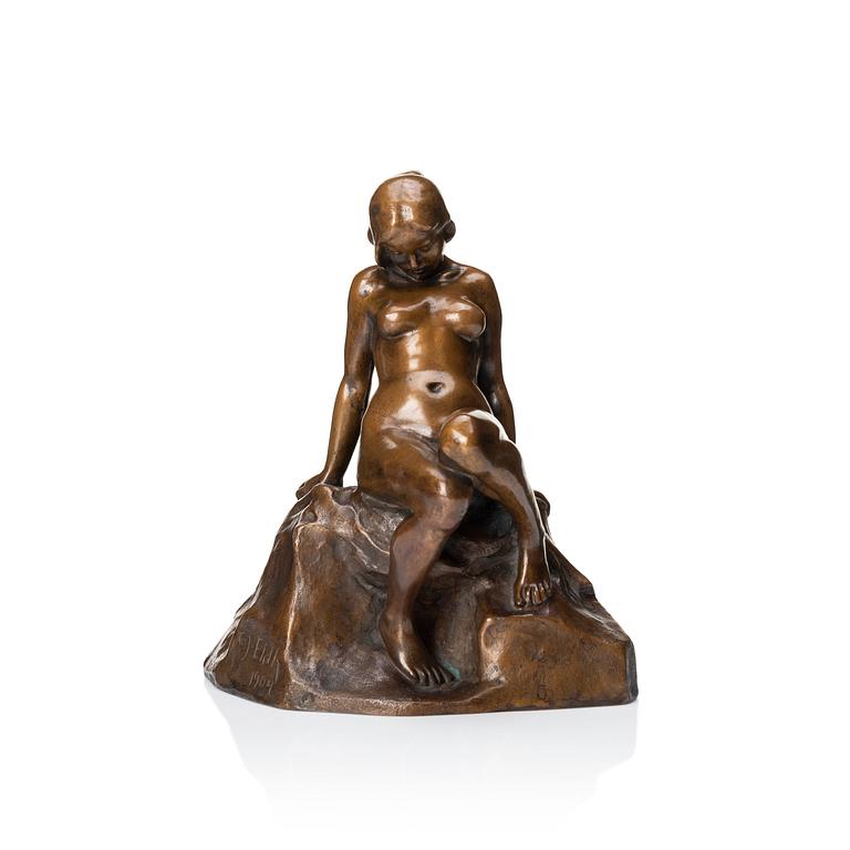 Carl Eldh, "Sittande flicka".