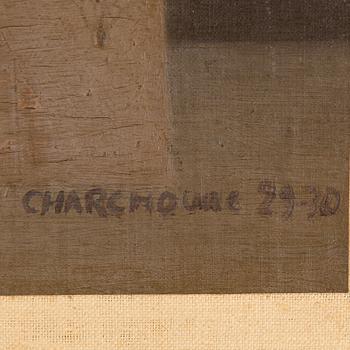 Serge Charchoune, SERGE CHARCHOUNE, signed Charchoune and dated -29-30. Canvas mounted on panel.