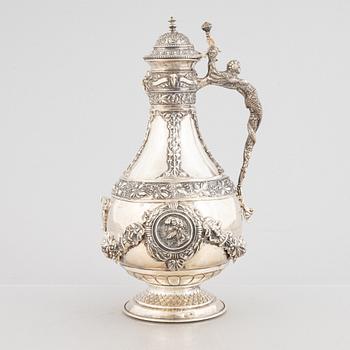 Karaff, silver, 1900-tal.