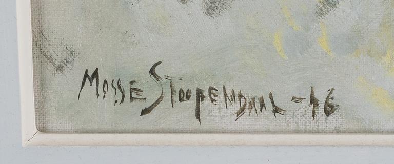 Mosse Stoopendaal, oil on canvas, signed and dated -46.