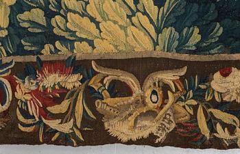 A tapestry, "Verdure", tapestry weave, ca 301 x 254 cm, France 18th century.