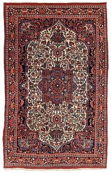 411. A semi-antique Bidjar carpet, ca 270 x 163 cm.