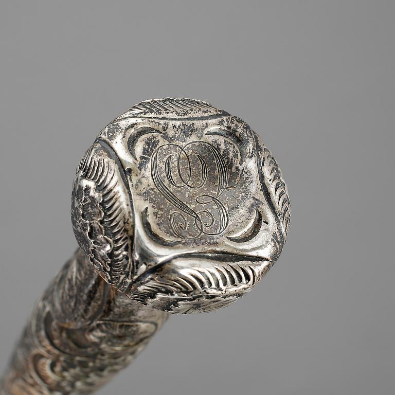 BLADVÄNDARE, silver, trä, 1900-talets första hälft.