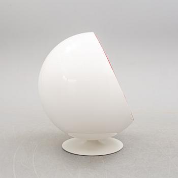 EERO AARNIO, fåtölj, 'Åskbollen', Adelta, Finland, formgiven 1965.