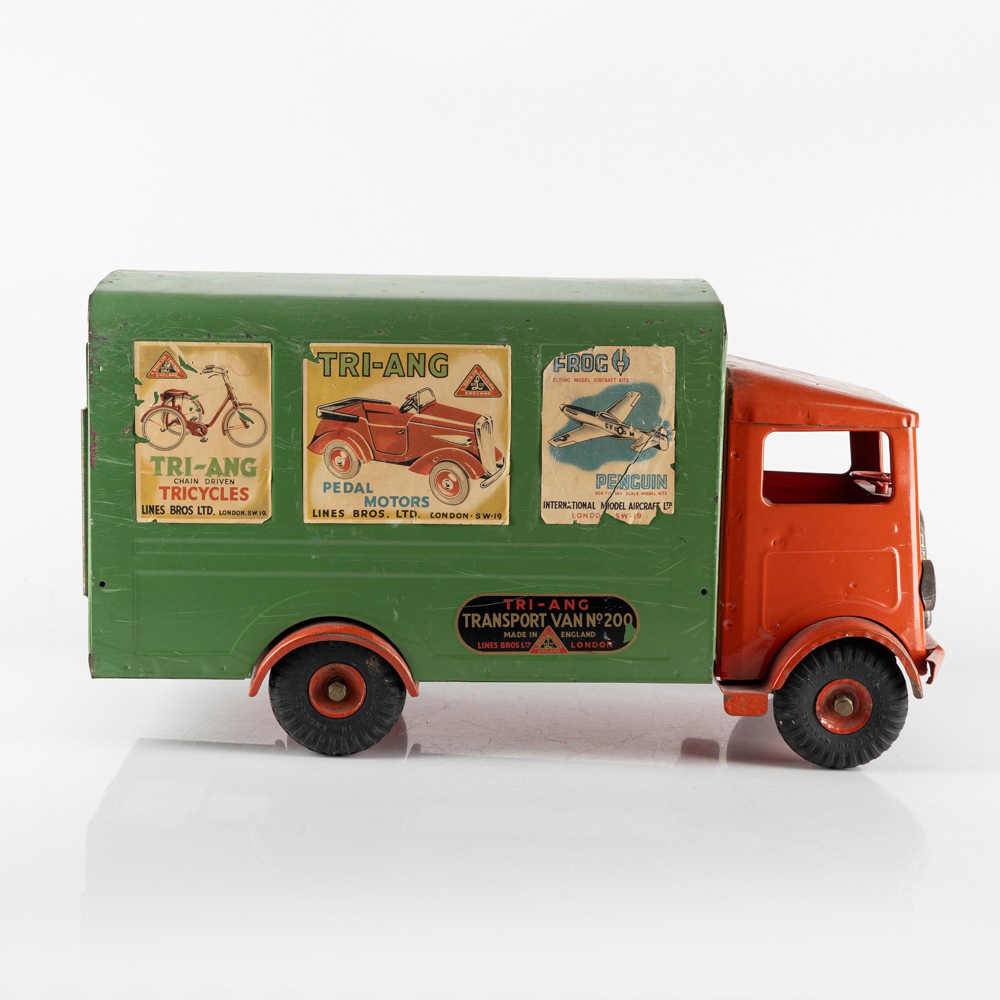 Tri-Ang, toy car, "Transport Van No 200", from the 1960s.