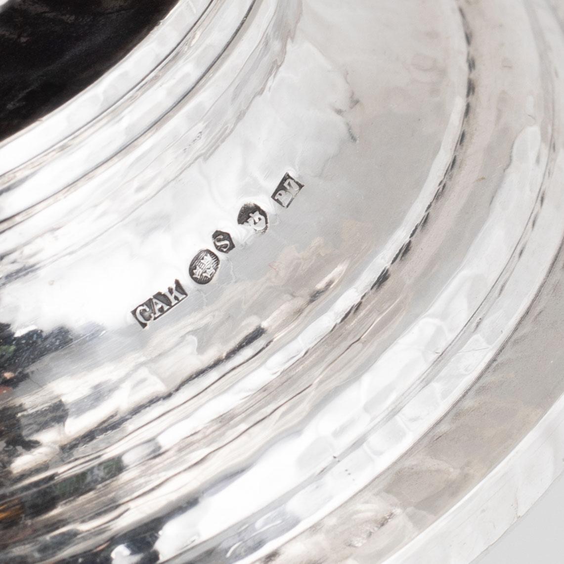 A Swedish Silver Bowl, mark of Carl Andreas Kjernås, Gothenburg 1904.