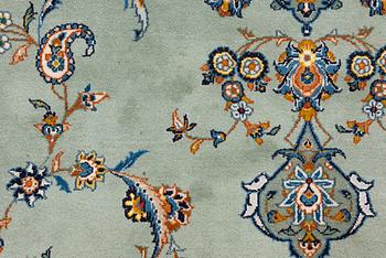 A Keshan carpet, signed, c. 376 x 270 cm.