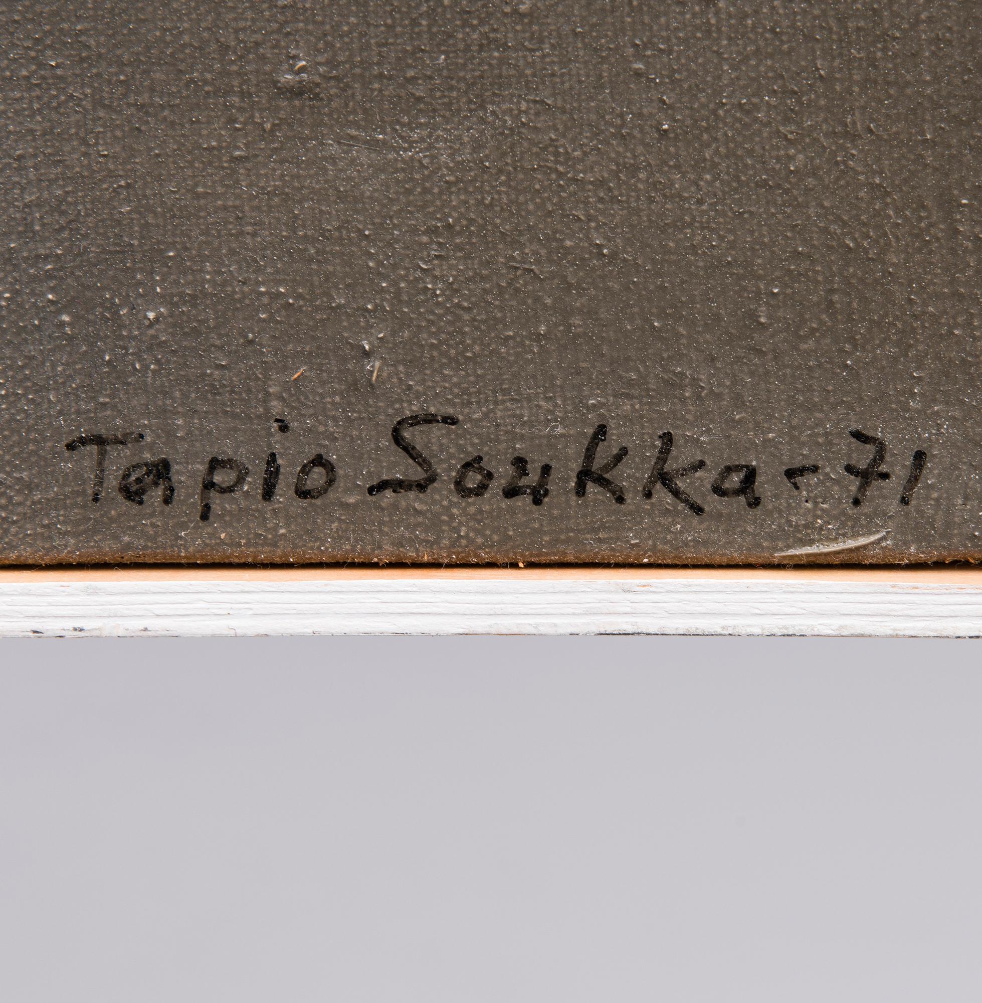 TAPIO SOUKKA, olja på duk, signerad och daterad -71.