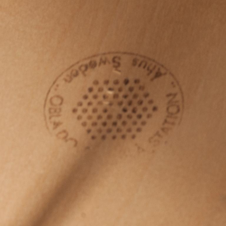 STOLAR, 4 st, "Hövding", Börge Lindau, Oblado, Blå Station, Åhus, stämpelmärkta.