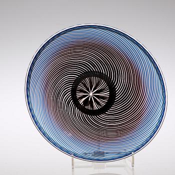 Edward Hald, An Edward Hald 'Slipgraal' glass bowl, Orrefors 1955.