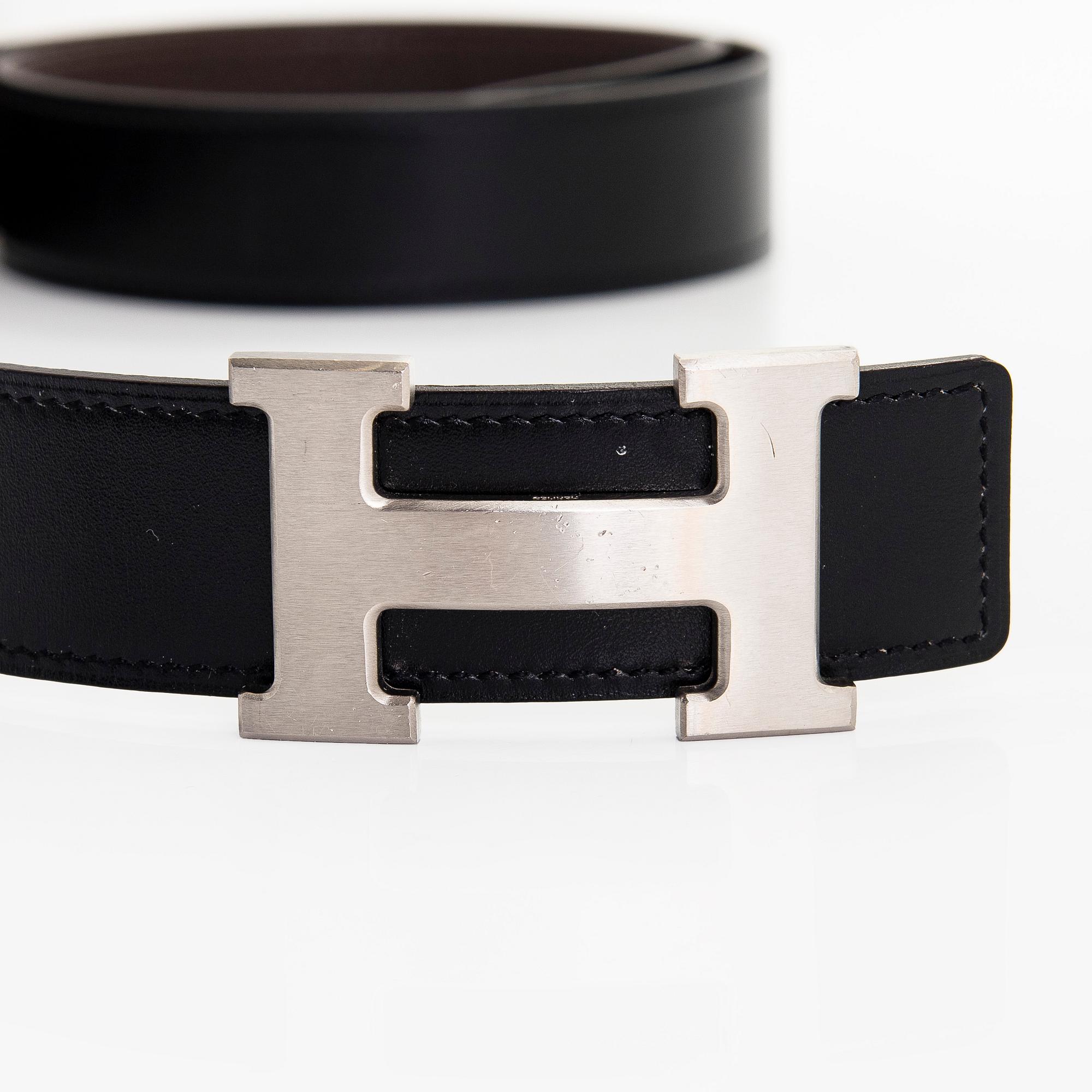 Hermès, a 'Constance' belt, size 95, 2012.