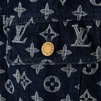 Louis Vuitton, a 'Monogram Denim Jacket', size 52.