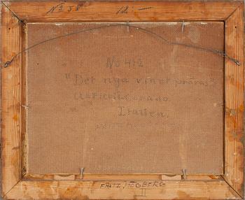 FRITZ HÖGBERG, olja på pannå, sign.