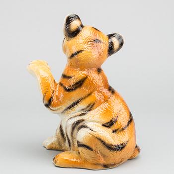 FIGURIN, porslin, "Tiger" 1900-talets andra hälft.