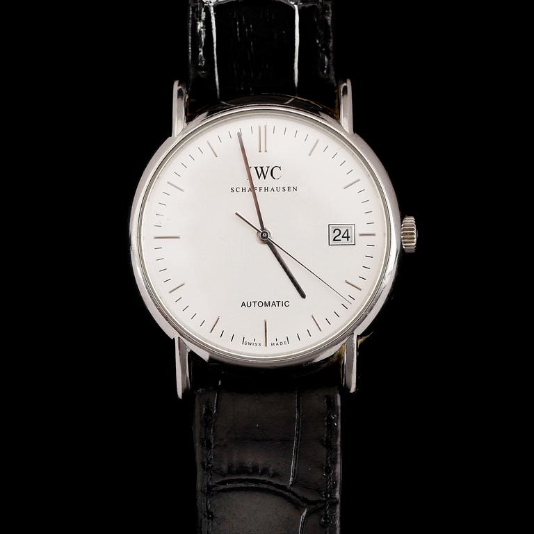 HERRARMBANDSUR, stål, IWC, Schaffhausen, Portofino.
