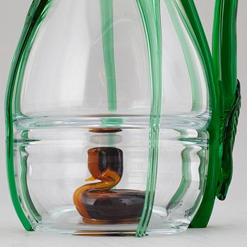 KANNA, glas, "New Friends" Ernst Billgren, Kosta Boda, sent 1900-tal.