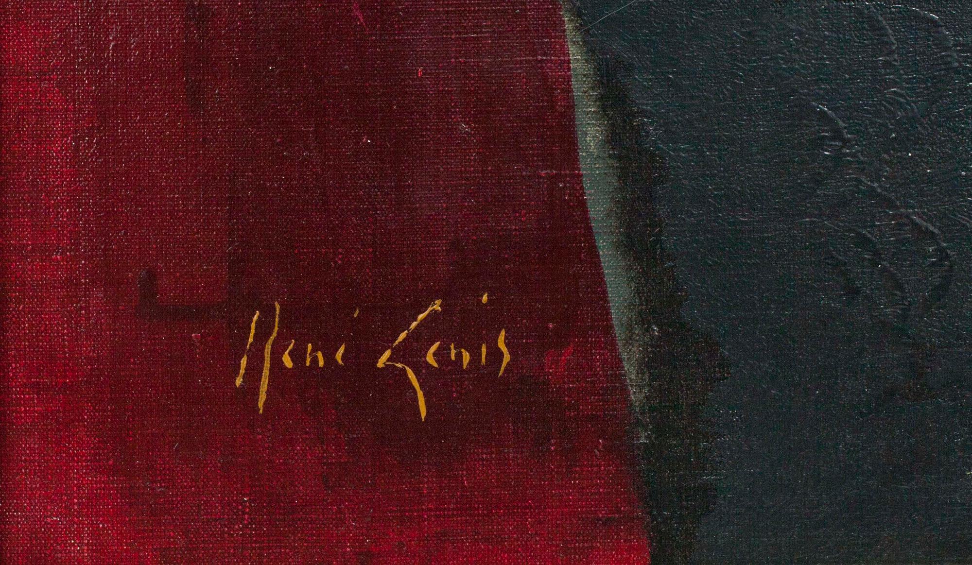 RENÉ GENIS, olja på duk, sign. även a tergo.