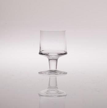 GLASSERVIS, 50 delar, "Marski" Tapio Wirkkala, Iittala 1900-talets slut.