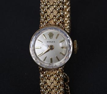 DAMARMBANDSUR, Rolex, 14 K guld.