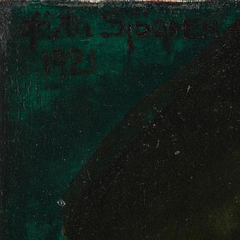 Gösta Sjögren (1800/1900-tal), Porträtt av en ung man.