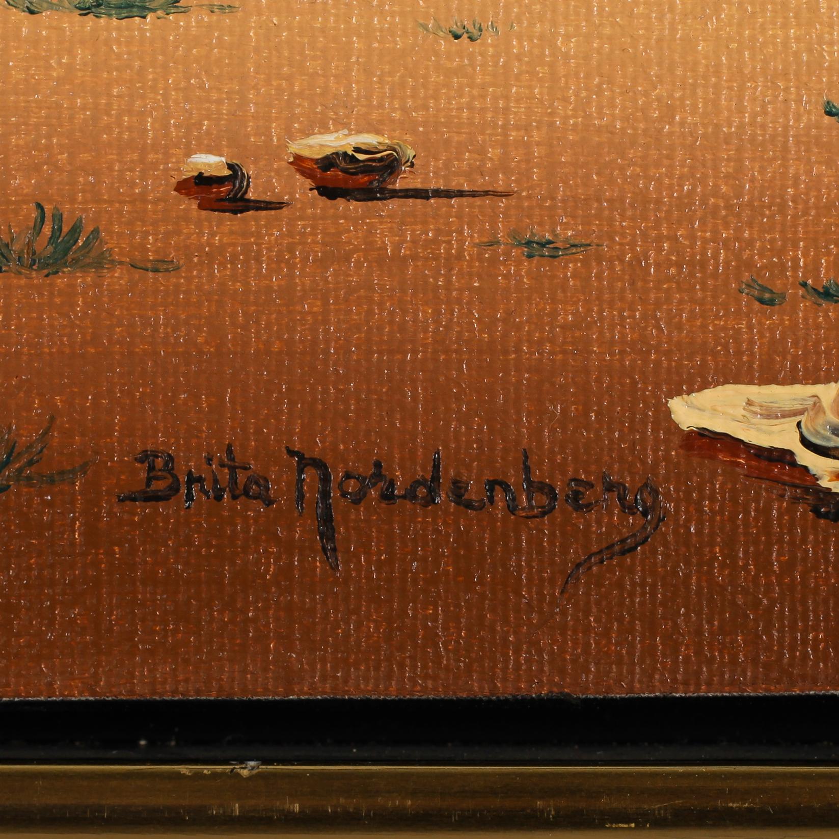 BRITA NORDENBERG, olja på duk, signerad.