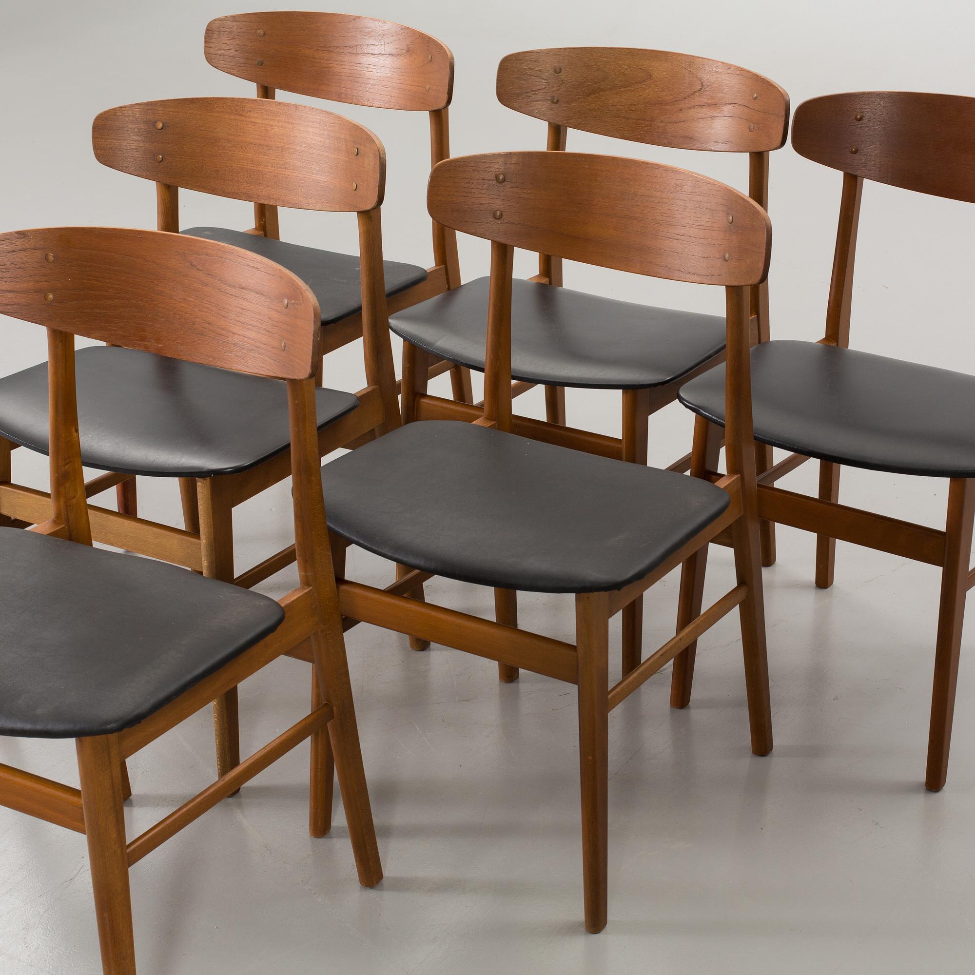 SIX CHAIRS "SAX MADE IN DENMARK.