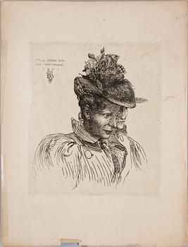 CARL LARSSON. Etsning. Utförd 1901.