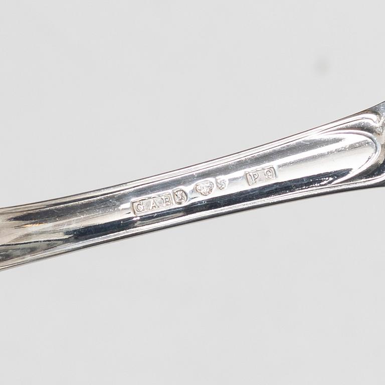 A Swedish silver cutlery set, 'Prins Albert', GAB, Eskilstuna ( 59 pieces).