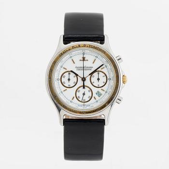 JAEGER-LE COULTRE, Heraion, wristwatch, chronograph, 34 mm.