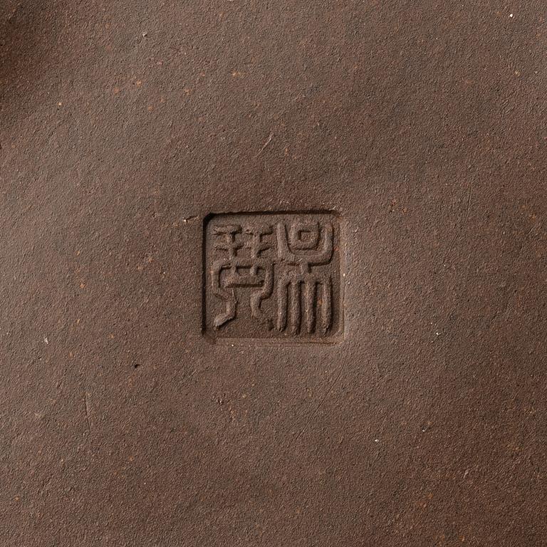 Tekannor, fyra stycken, yixing, Kina, 1980-/90-tal.