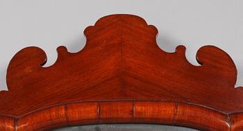 SPEGEL, senbarock, Busch & Echtler, märkt med Göteborgs hallstämpel, omkring 1700-talets mitt.