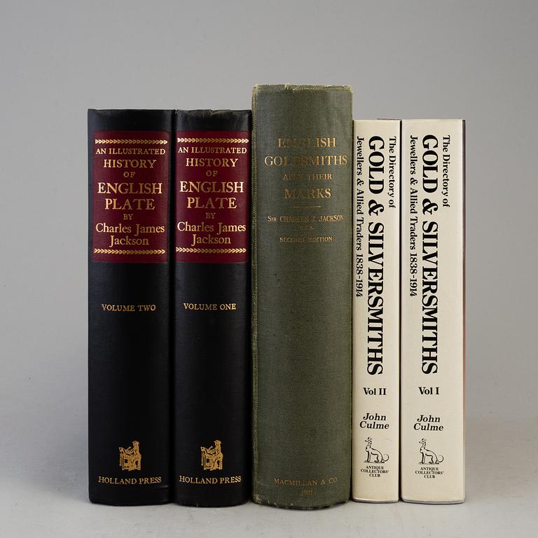 BÖCKER, 5 vol. Guld- och silverlitteratur.