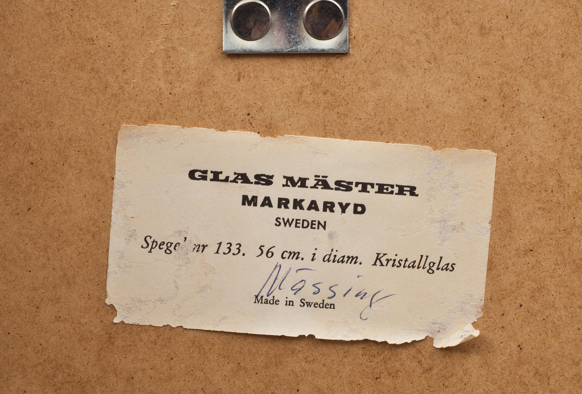 SPEGEL, Glasmäster.
