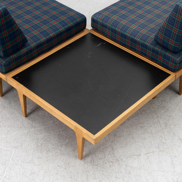 Erik Wörtz, corner sofa/daybed and table, IKEA, 1960s.