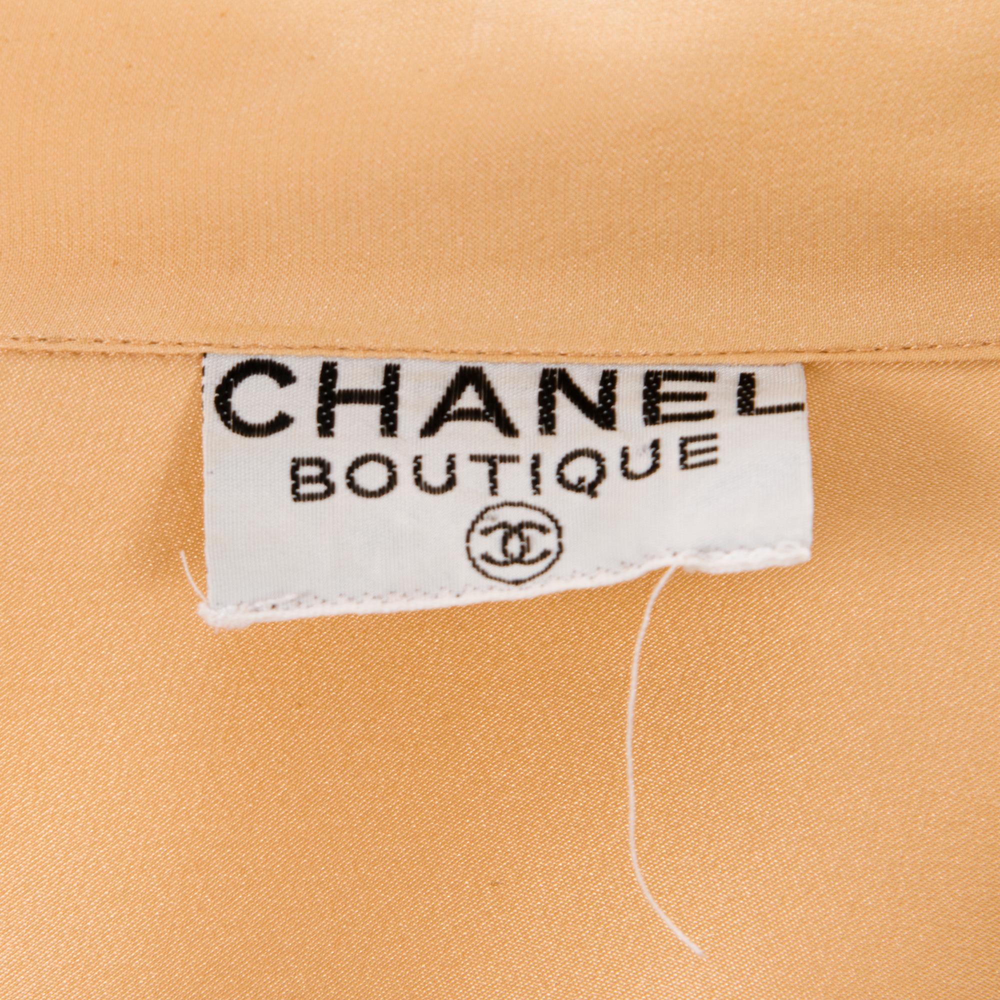 CHANEL, Three Vintage Silk Blouses.