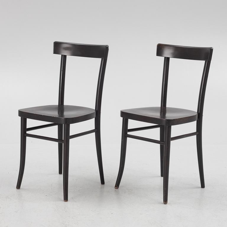 Chairs, 4 pcs, model 77, Ton, Czech Republic.