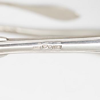 24 pieces of silver spoons, Swedish pointy model, by Otto Larsson, Landskrona, Sweden, 1925.