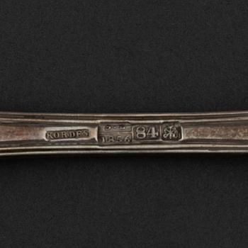 Alexander Kordes, ragusked, silver, St Petersburg 1856.
