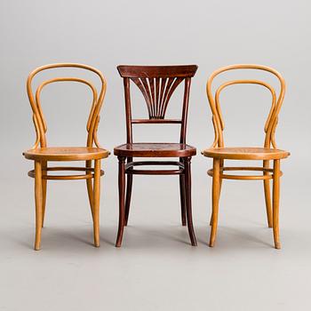CAFÉSTOLAR, 2+1 st, Jacob & Josef Kohn, Wien och Thonet, Wien sekelskiftet 1800/1900.