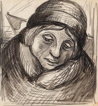 PETER WEISS, pencil on paper, 1940.