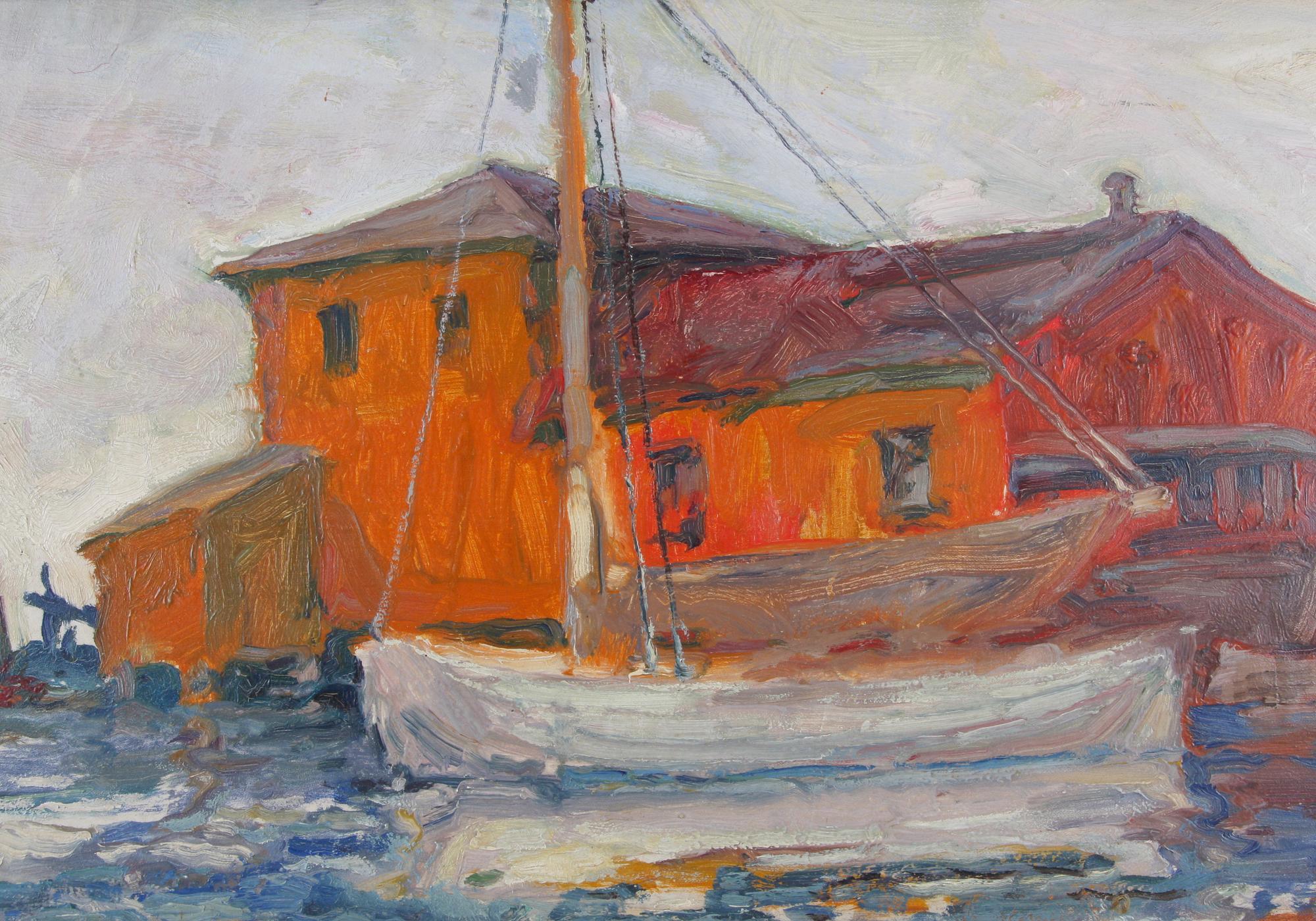 EMILE ZOIR, olja på duk, sign.